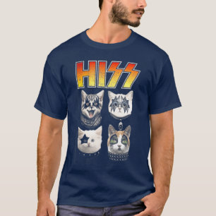 HISS Funny Cat Shirt Hiss Shirt Cat Lover Hiss