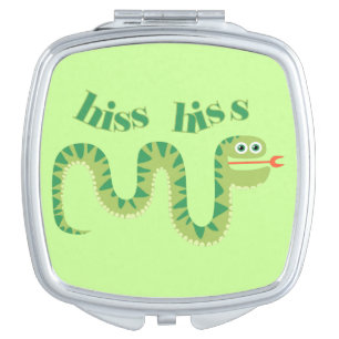 Hiss Hiss Snake Compact Mirror