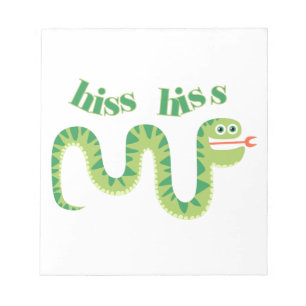 Hiss Hiss Snake Notepad