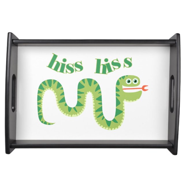 Hiss Hiss Snake Serving Tray (Front)