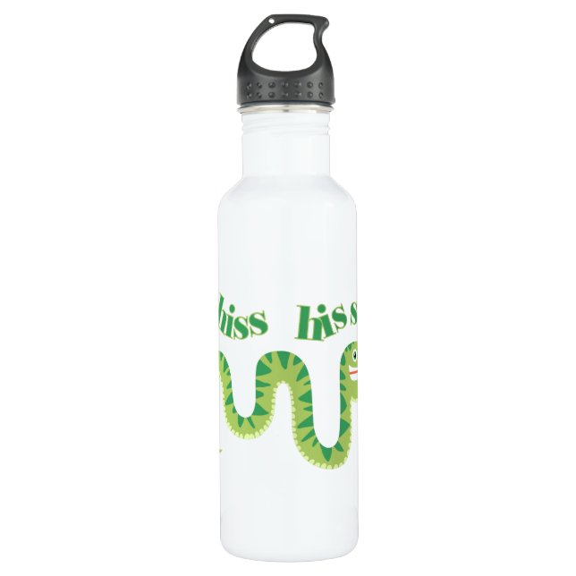 Hiss Hiss Snake Water Bottle (Front)