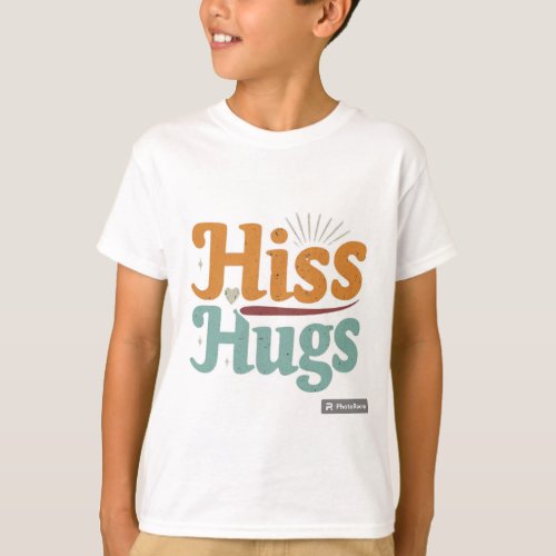 Hiss Hugs boys tshirt design 