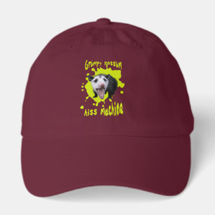 Hiss Machine Funny Grumpy Opossum Feral Humor Hat