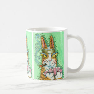 Hiss N' Fitz CAT POKER FACE MUG *Customize