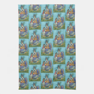 HISS N FITZ CAT, THANKSGIVING TURKEY KITCHEN TOWEL