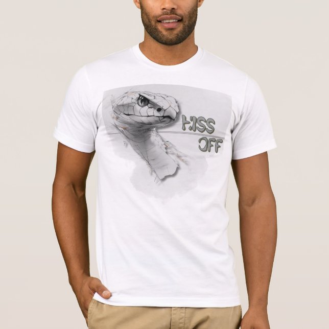 "Hiss Off" Viper Graphic T-Shirt (Front)