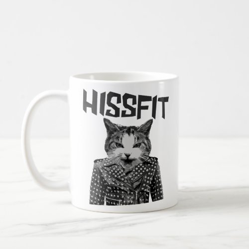 Hissfit Rebel Misfit Kitty Cat  Coffee Mug
