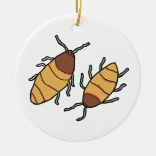 Hissing Cockroach Ceramic Ornament