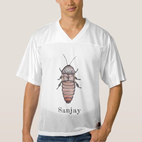 Hissing Cockroach Name Football Jersey