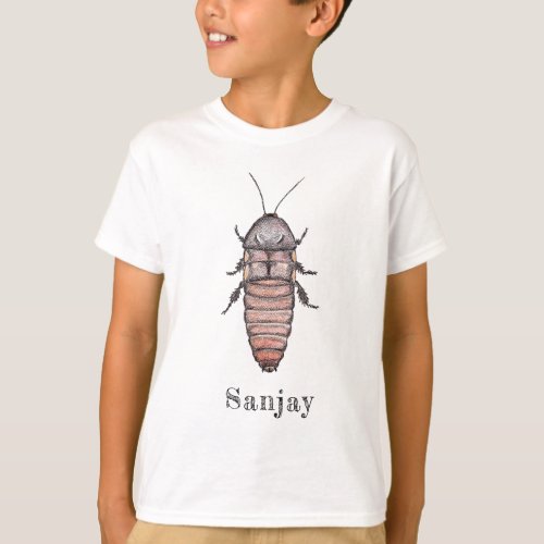 Hissing Cockroach Name T_Shirt Child