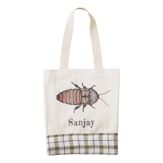 Hissing Cockroach Tote Bag (Front)