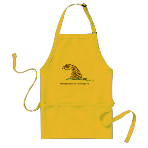 Hisssss Leave Me Alone Lads Gadsden Parody Adult Apron