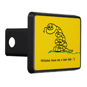 Hisssss Leave Me Alone Lads Gadsden Parody Hitch Cover