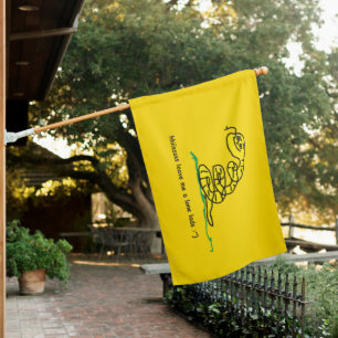 Hisssss Leave Me Alone Lads Gadsden Parody House Flag