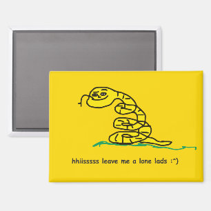 Hisssss Leave Me Alone Lads Gadsden Parody Magnet