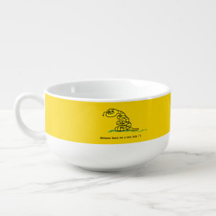 Hisssss Leave Me Alone Lads Gadsden Parody Soup Mug