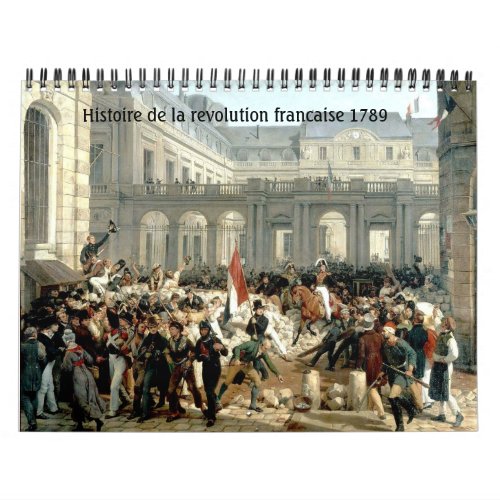 Histoire de la revolution Francaise calendrier Calendar