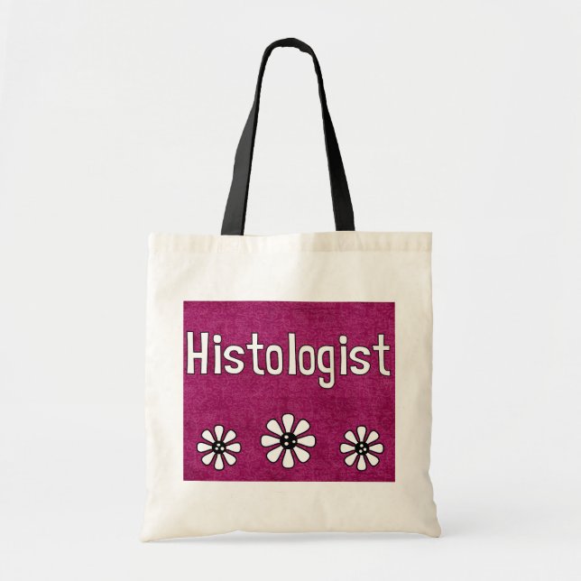 Histologist Daisy Tote Bag (Front)