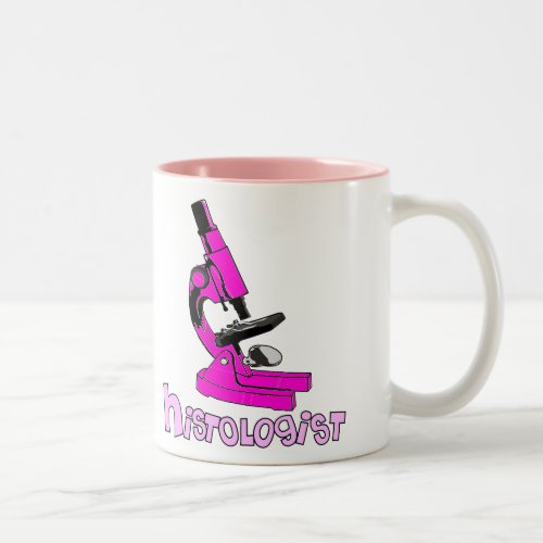 Histologist Gifts Microscope Design Two_Tone Coffee Mug