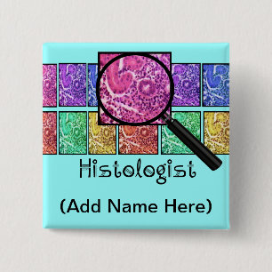 Histologist Name Badge Button