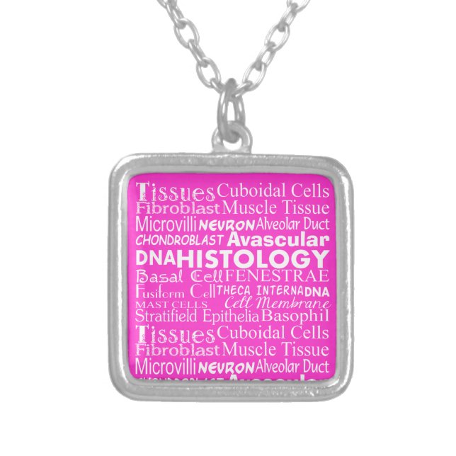 Histology Pendant With Histology Terminology (Front)