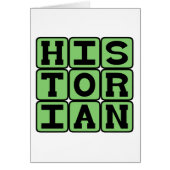 Historian, Keeper of History Cards (Front)