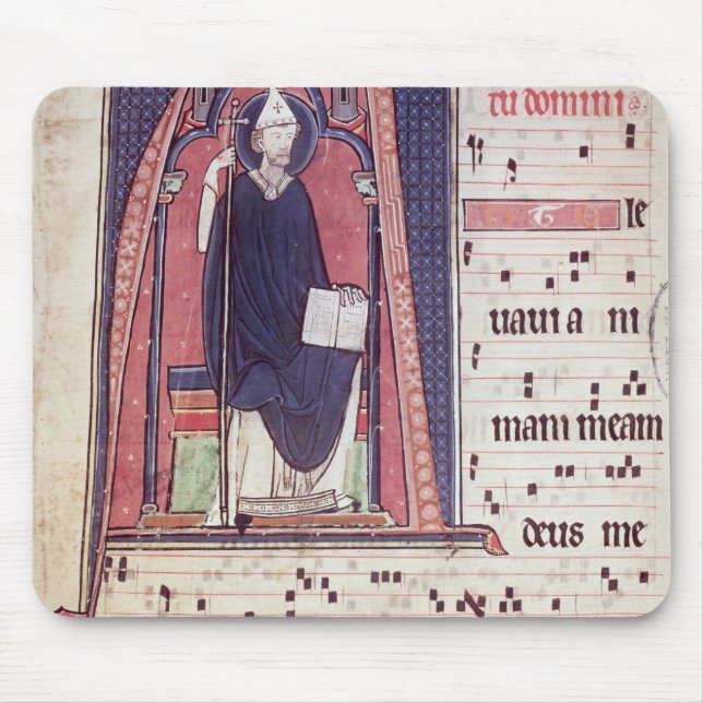 Historiated initial 'A' Mouse Pad (Front)