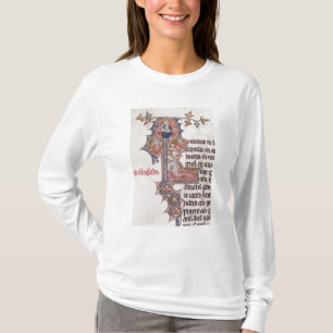 Historiated initial 'L' depicting Tree of T-Shirt