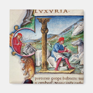 Historiated initial 'L' Magnet