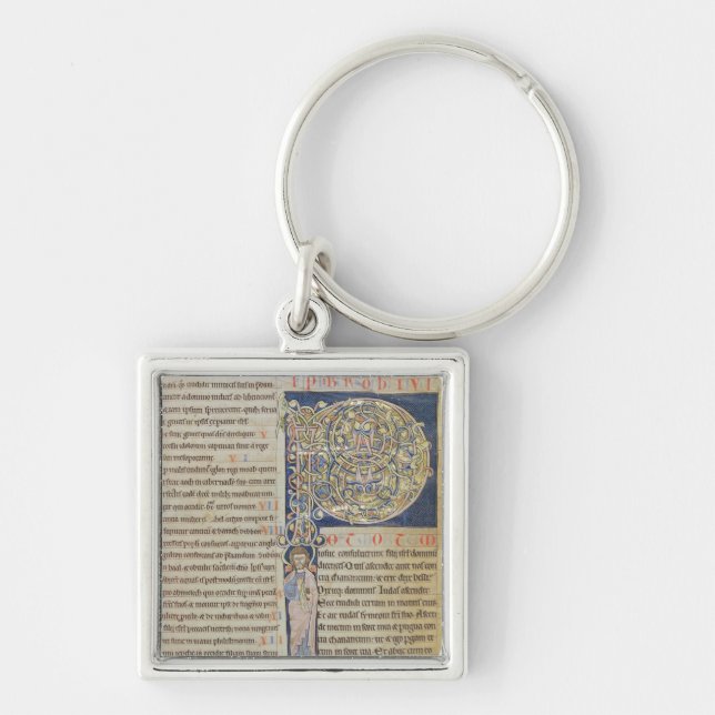 Historiated initial 'P' Keychain (Front)