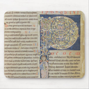 Historiated initial 'P' Mouse Pad