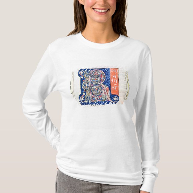 Historiated initial 'R' 2 T-Shirt (Front)