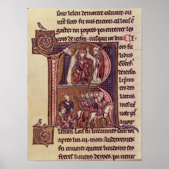 Historiated initial 'R' Poster (Front)