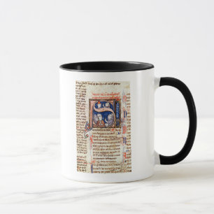 Historiated initial 'S' depicting Pope Gregory Mug
