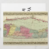 Historic 1855-1857 Travellers Map of Long Island (Front/Back)