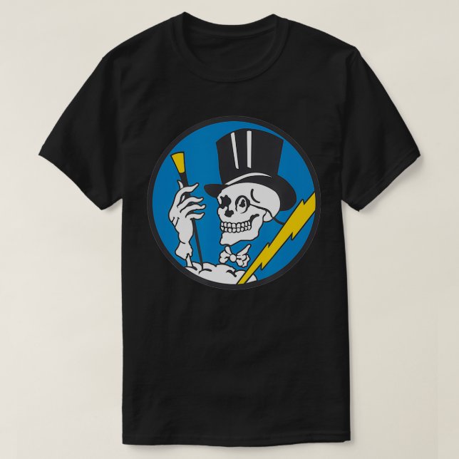 Historic 95th Fighter Squadron WW2 Warbird  T-Shirt (Design Front)