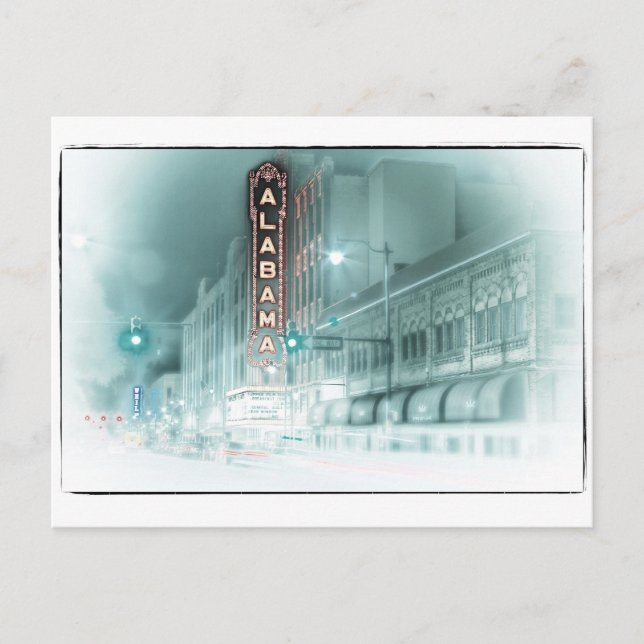 Historic Alabama Theater in Birmingham, Alabama Postcard (Front)