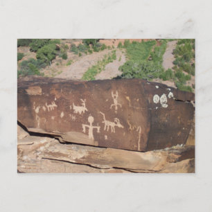Historic American Petroglyphs postcard #2