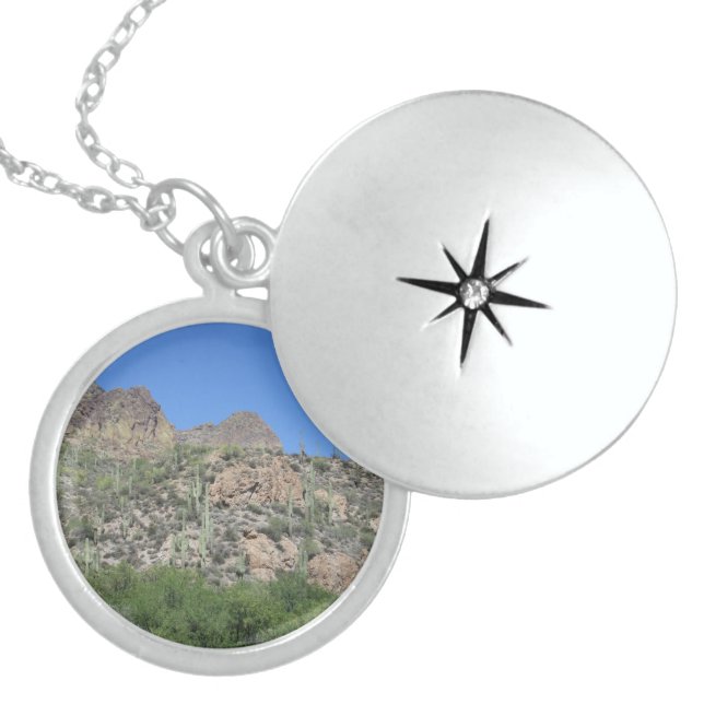 Historic Apache Trail Sterling Silver Necklace (Front)