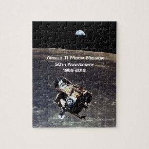 Historic Apollo 11 Moon Mission 50th Anniversary Jigsaw Puzzle