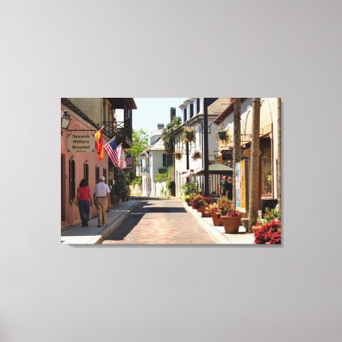 Historic Aviles Street Canvas Print