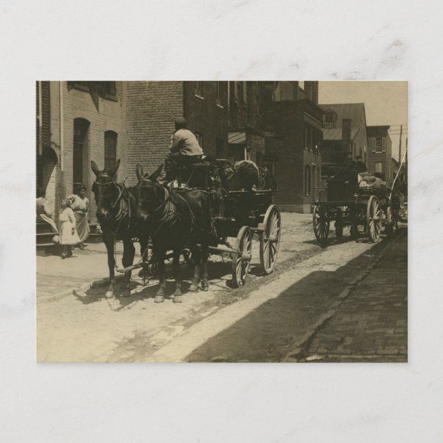 Historic Baltimore: Fells Point in 1910 Postcard (Front)