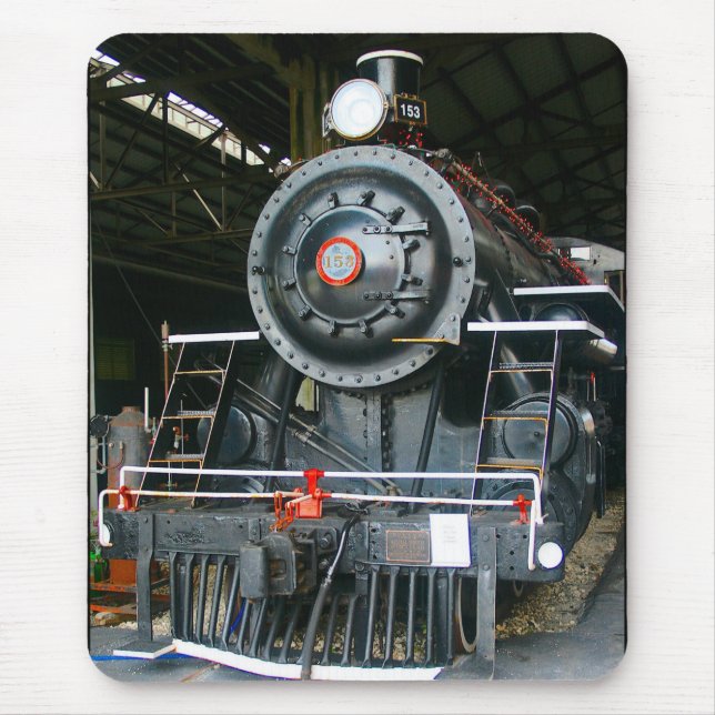 Historic Black Steam Engine Florida East Coast    Mouse Pad (Front)
