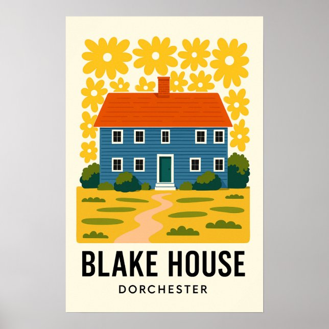 Historic Blake House Poster (Front)