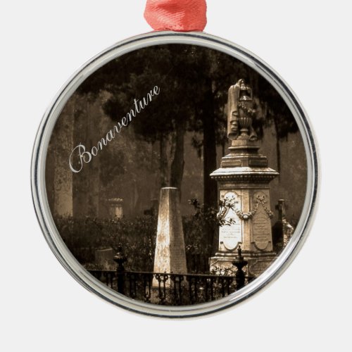 Historic Bonaventure Cemetery Metal Ornament