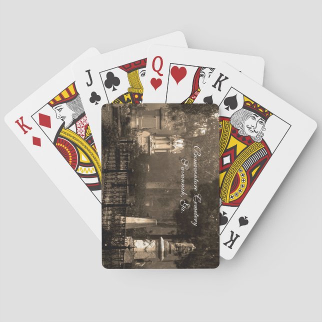 Historic Bonaventure Cemetery Poker Cards (Back)