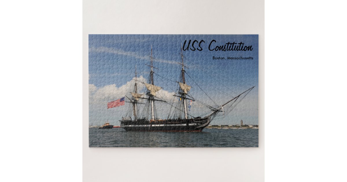 Historic Boston USS Constitution Jigsaw Puzzle Zazzle