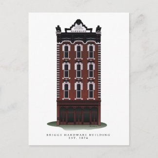 Historic Briggs Hardware Building Postcards