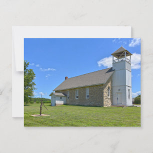 Historic Buck Creek School, Perry, Kansas Postcard