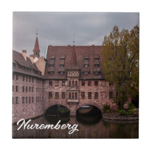 Historic building at sunset in Nuremberg, Germany Ceramic Tile